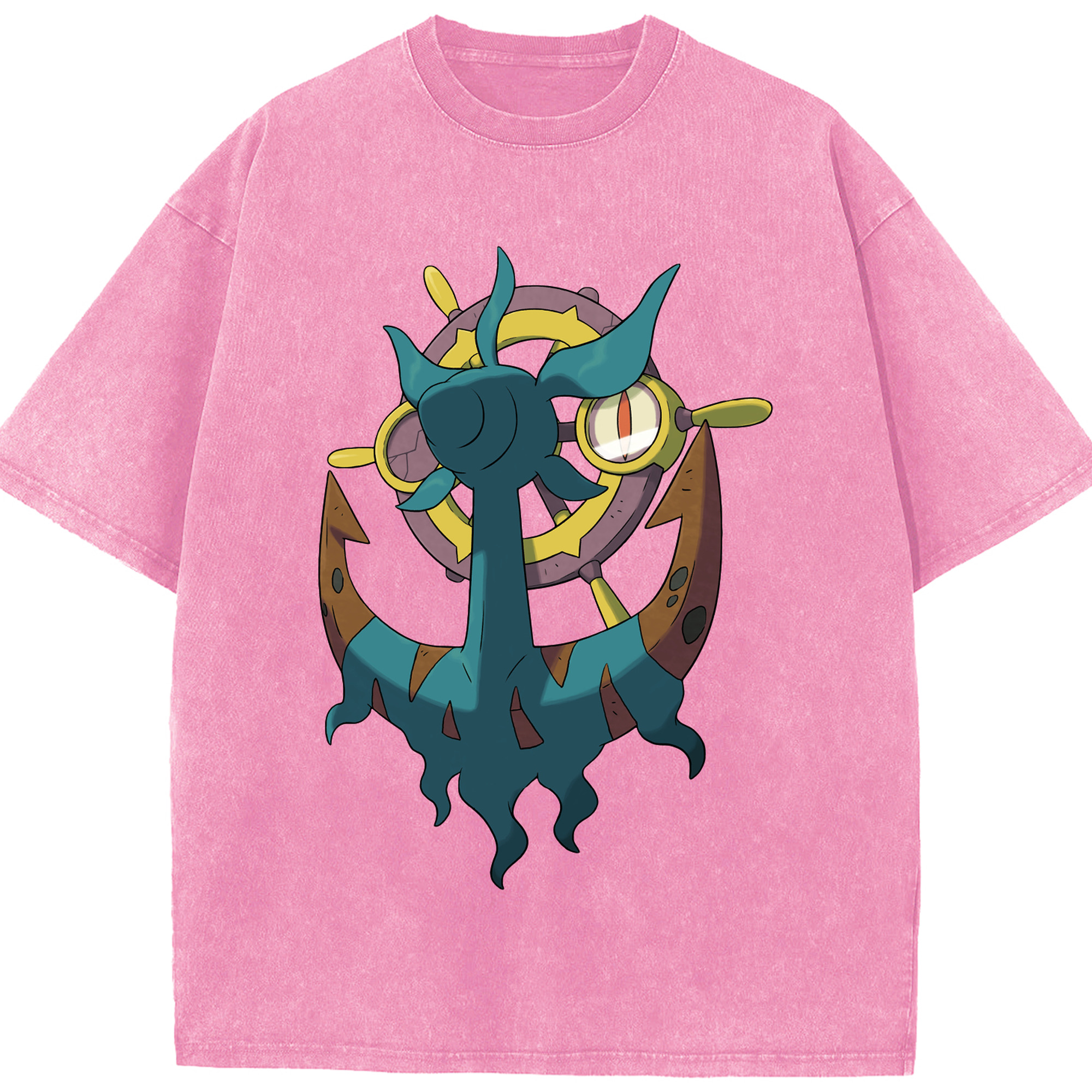（画像用） ポケットモンスター Pokémon 綿100% ヴィンテージ風 半袖Tシャツ（フロントプリント）